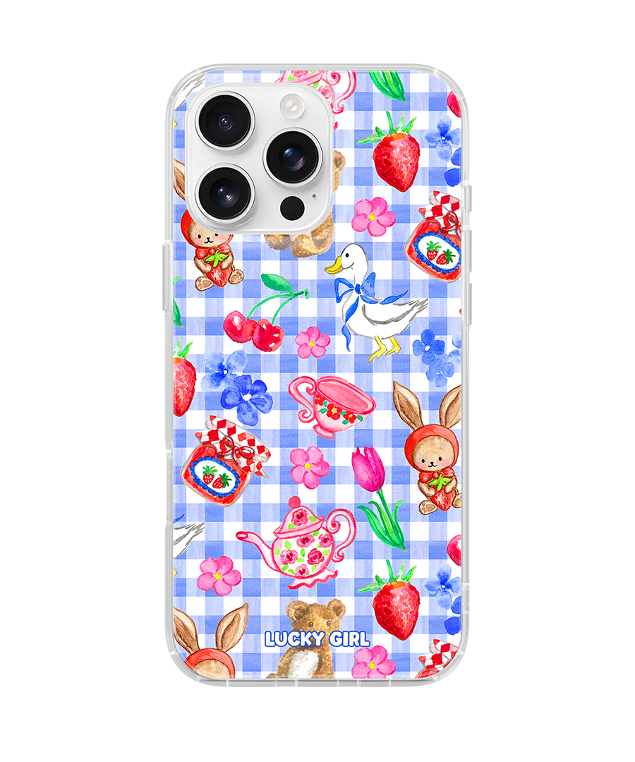 Gingham Goose Clear Case Insert