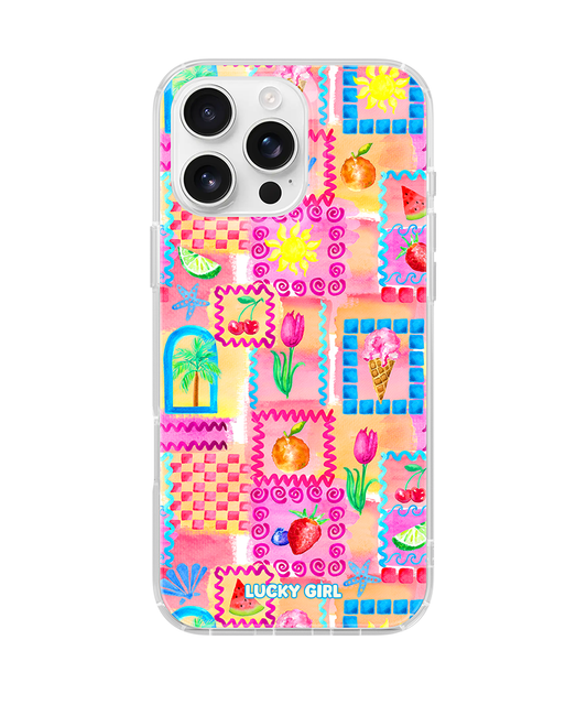 Summer Scrapbook Clear Case Insert
