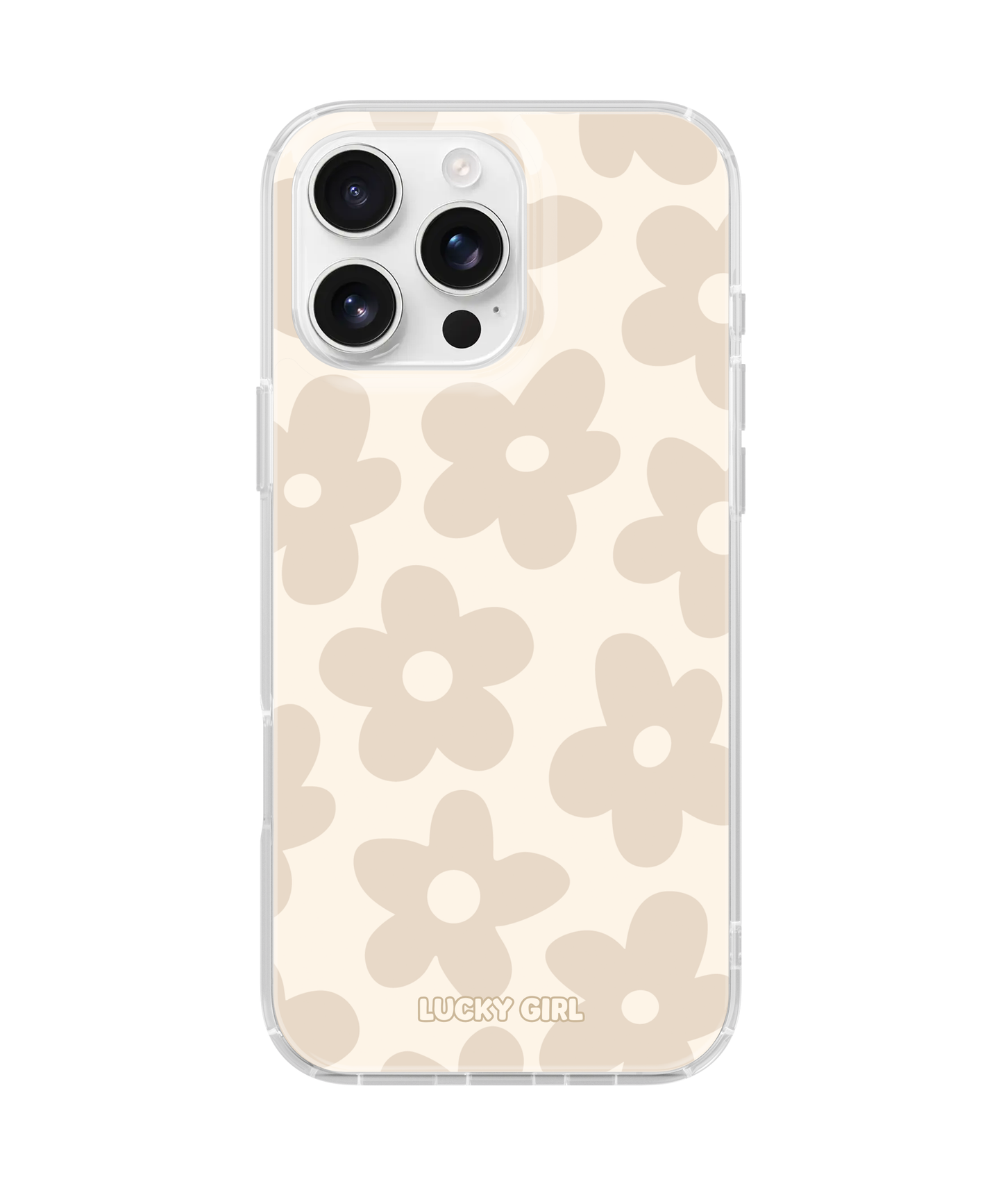 Vanilla Milkshake Big Blooms Clear Case Insert