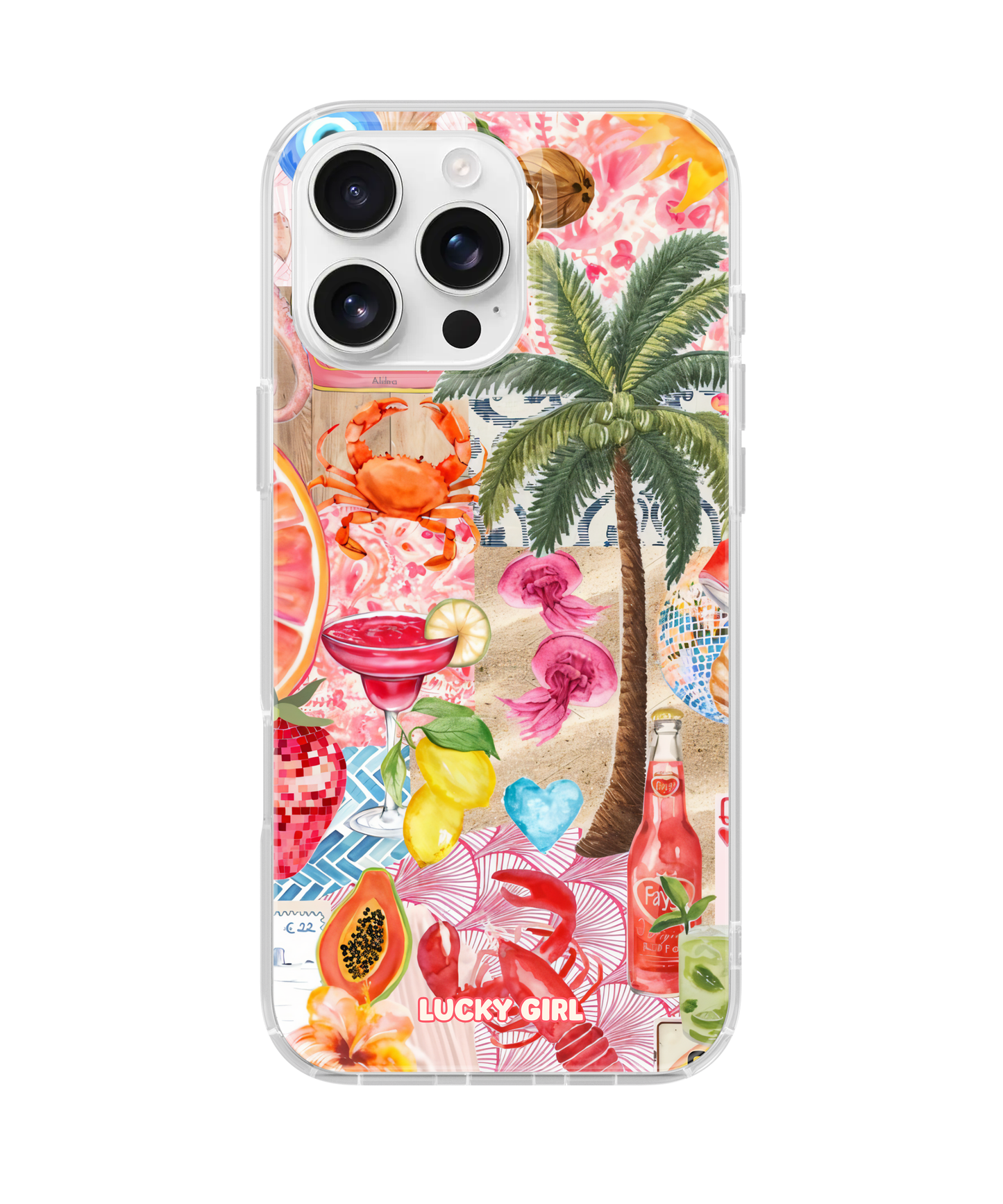 Palm Party Clear Case Insert