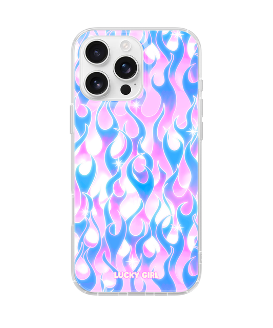 Ultraviolet Flames Clear Case Insert