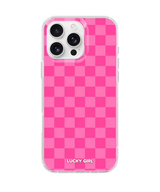 It Girl Checkers Clear Case Insert