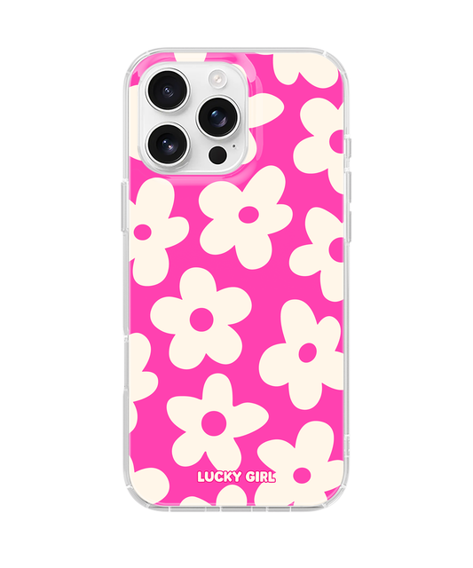 Raspberry Big Blooms Clear Case Insert