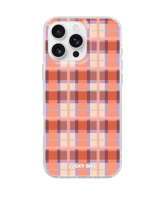 Jelly Bean Plaid Clear Case Insert