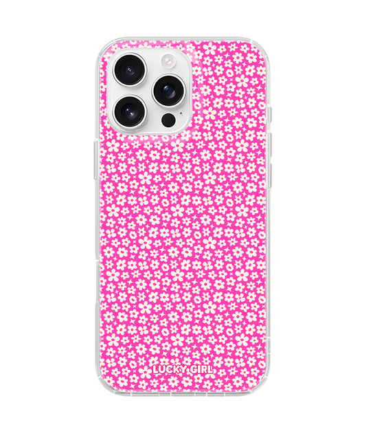 Raspberry Little Blooms Clear Case Insert