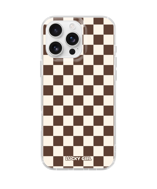 Espresso Checkers II Clear Case Insert