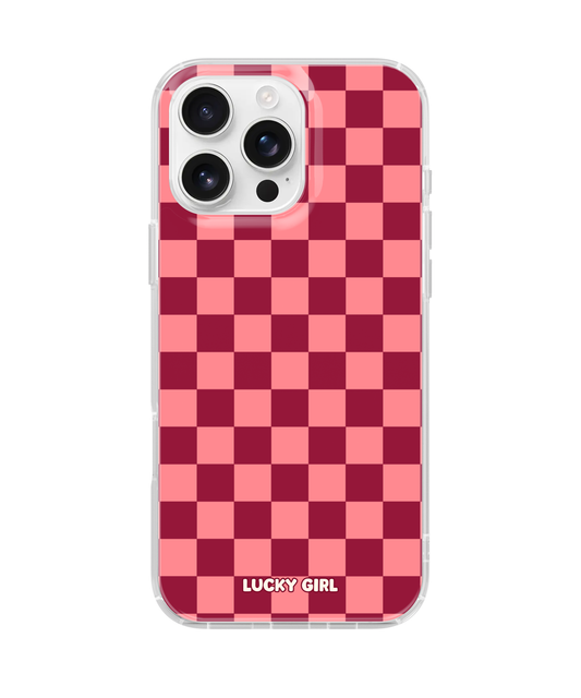 Love Checkers Clear Case Insert