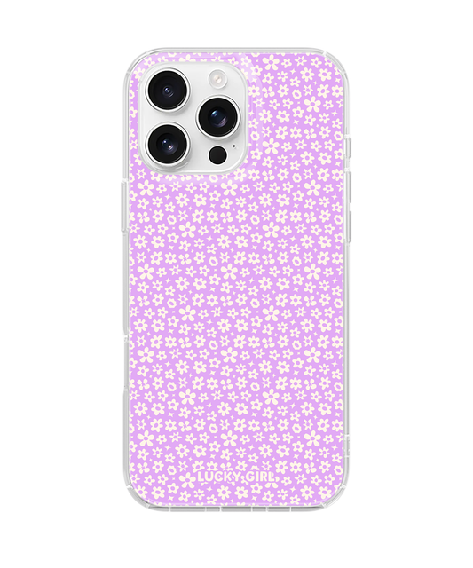 Lavender Little Blooms Clear Case Insert