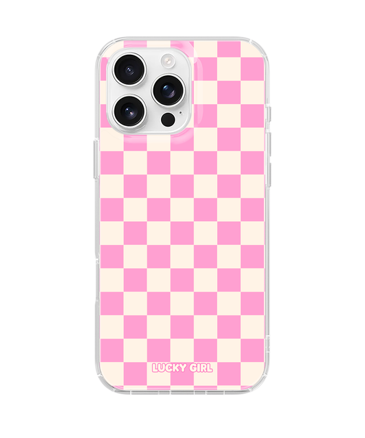 Bubblegum Checkers II Clear Case Insert