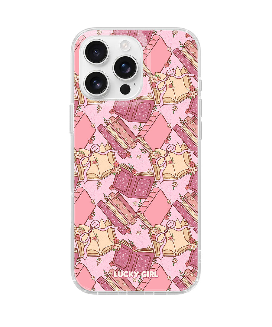 Pink Prose Clear Case Insert