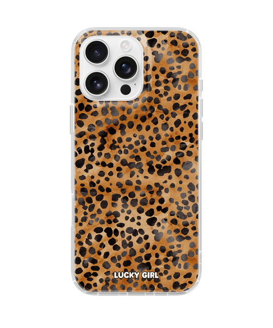 Amber Cheetah Clear Case Insert