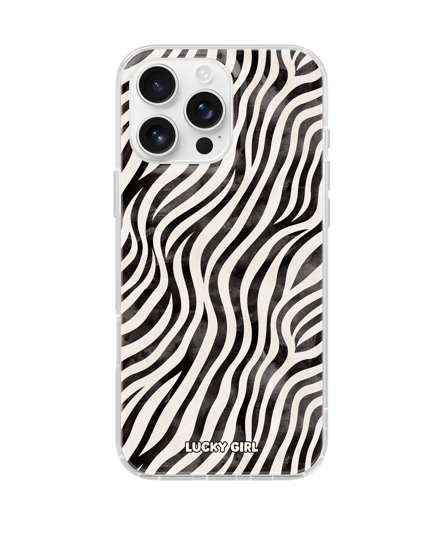 Classic Zebra Clear Case Insert