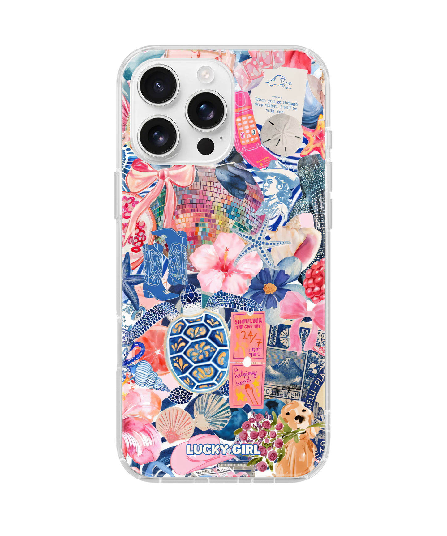 Seas the Day Clear Case Insert