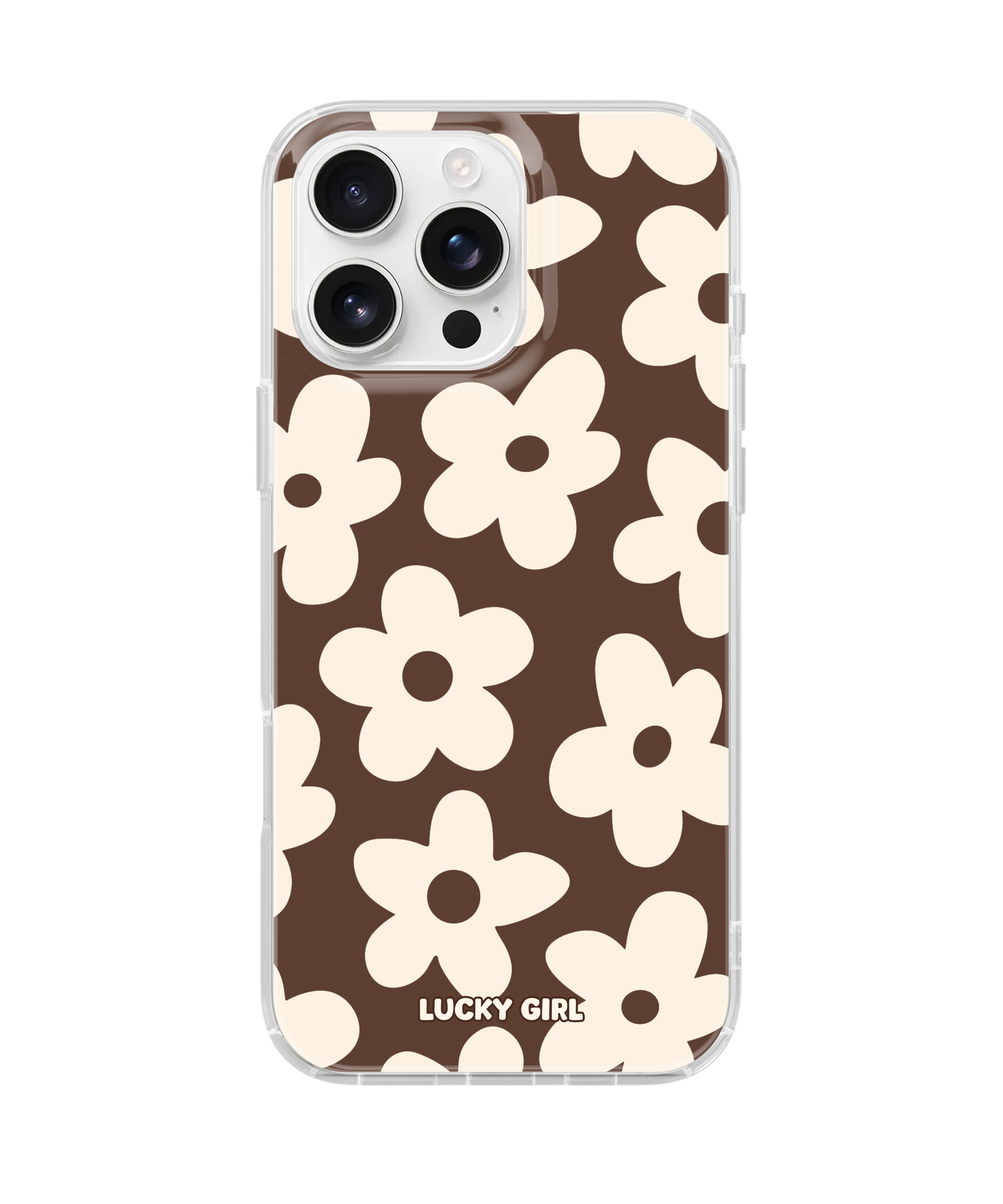 Espresso Big Blooms Clear Case Insert