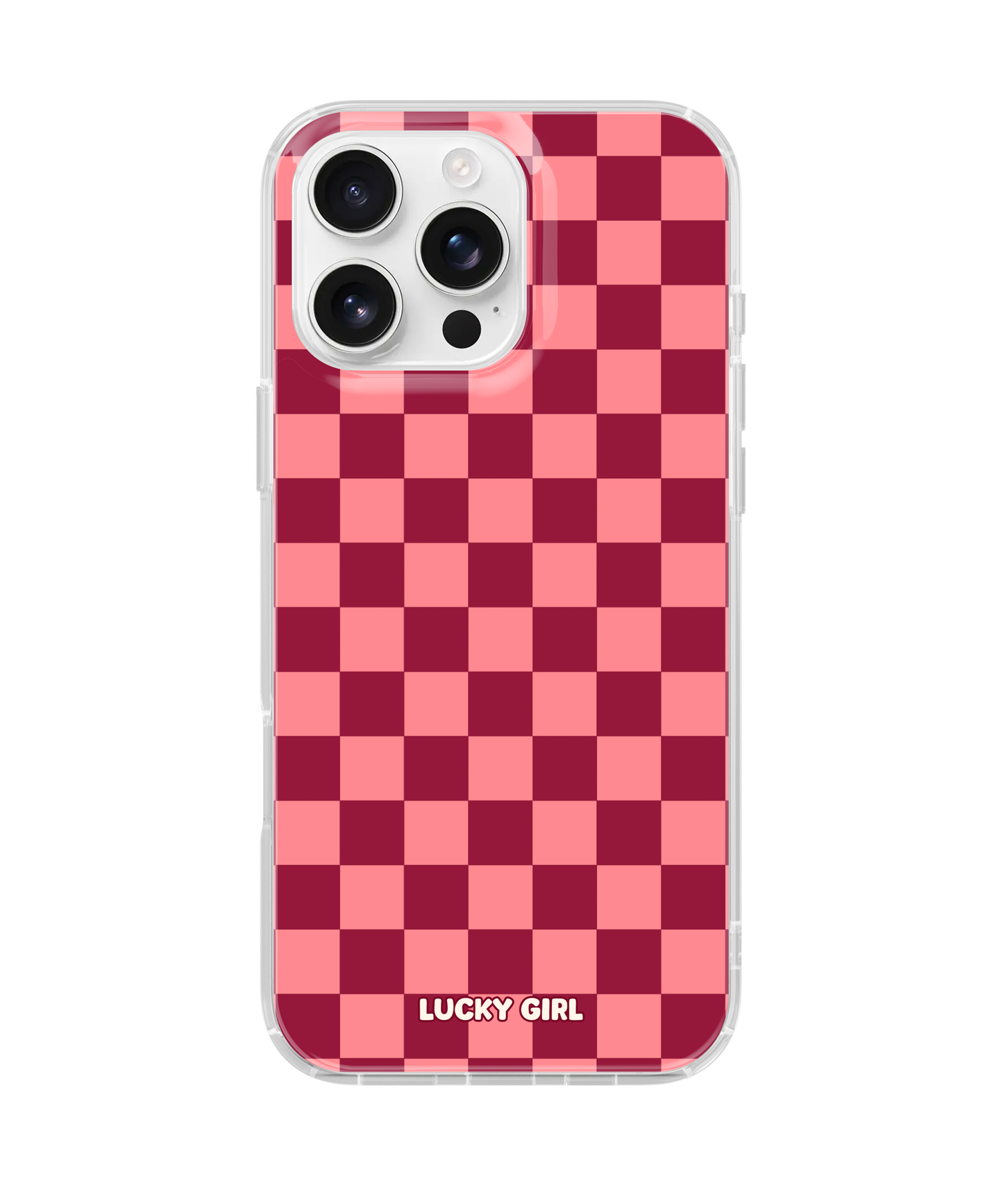Love Checkers Clear Case Insert