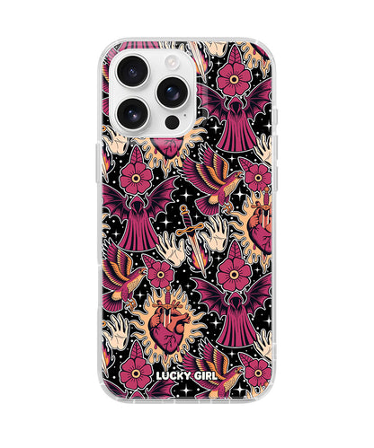 Silent Heart Clear Case Insert