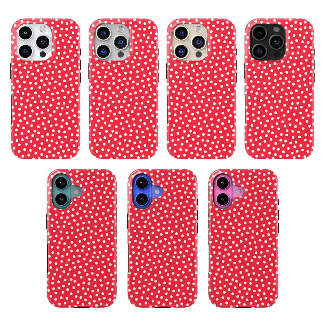 Vermillion Dots MagSafe Phone Case
