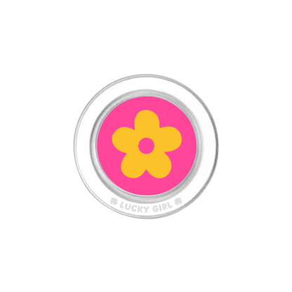 Pink Lemonade Big Blooms Phone Grip Insert