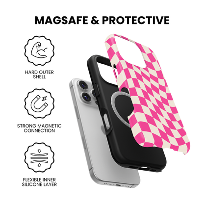 It Girl Wavy Checkers II MagSafe Phone Case