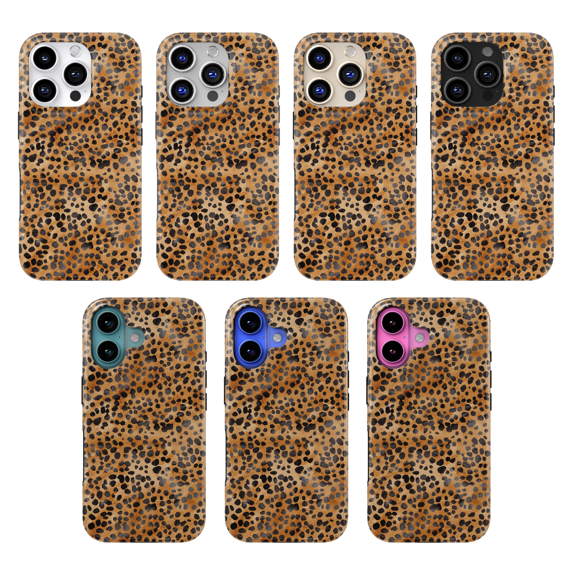 Amber Cheetah MagSafe Phone Case