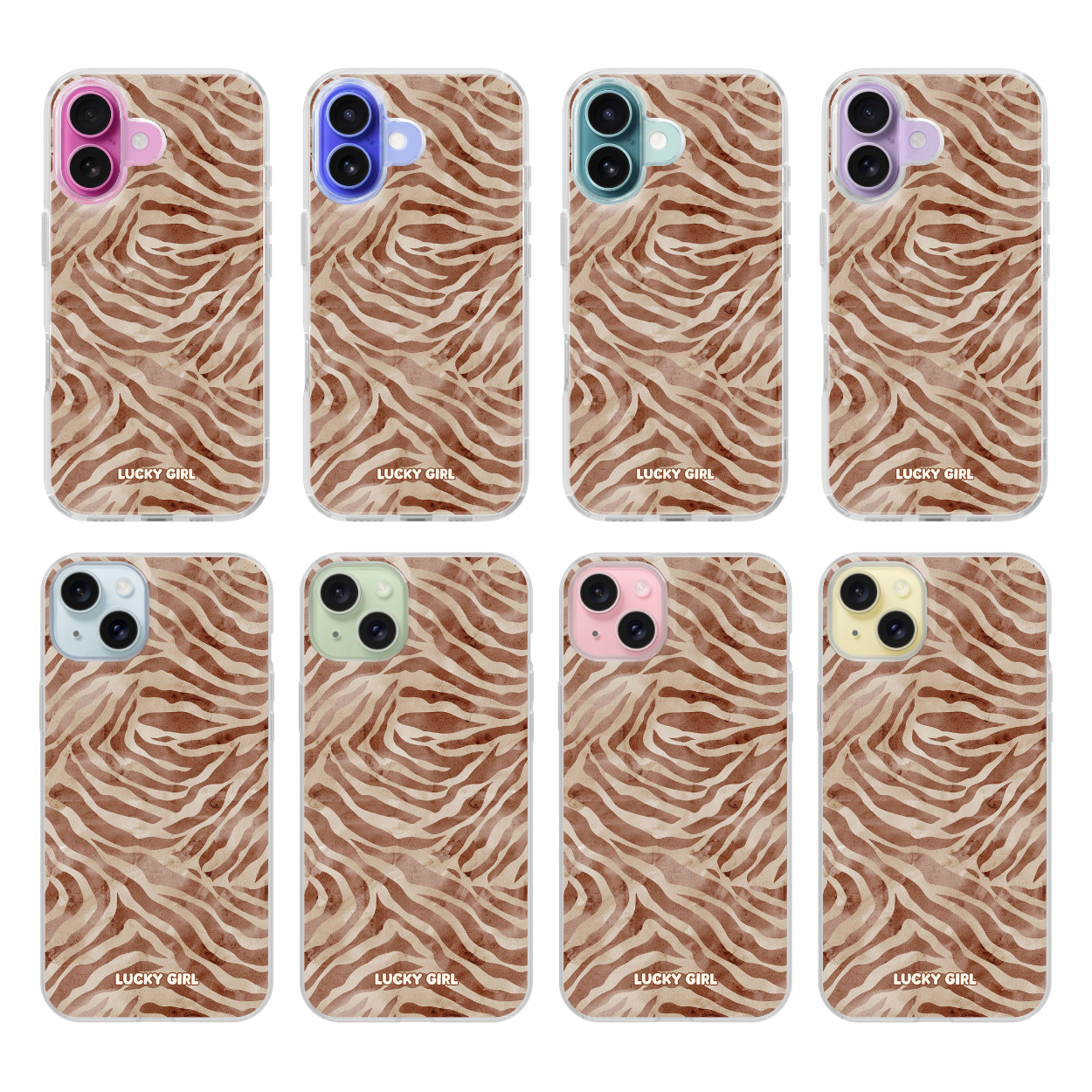 Tawny Tiger Clear Case Insert