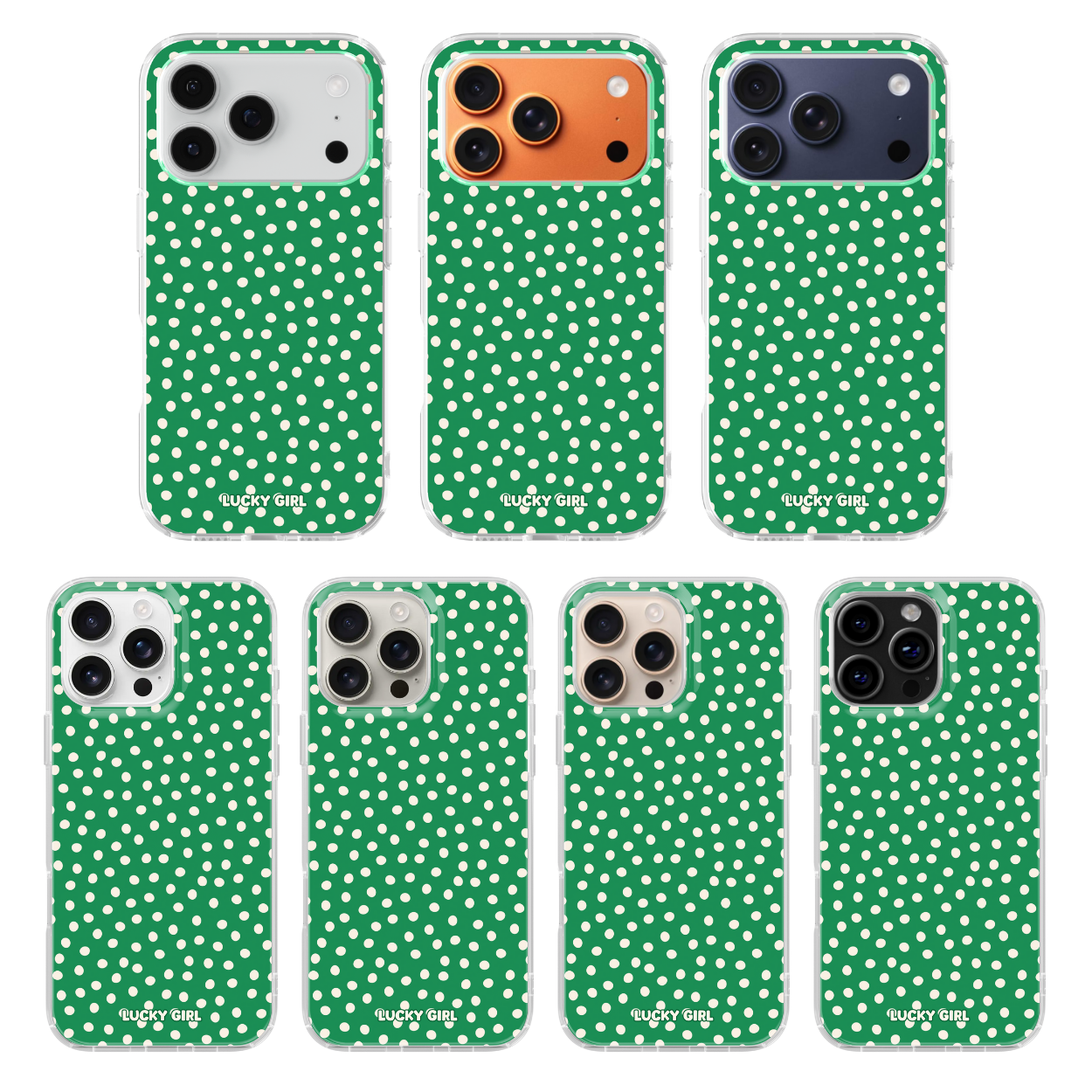 Emerald City Dots Clear Case Insert