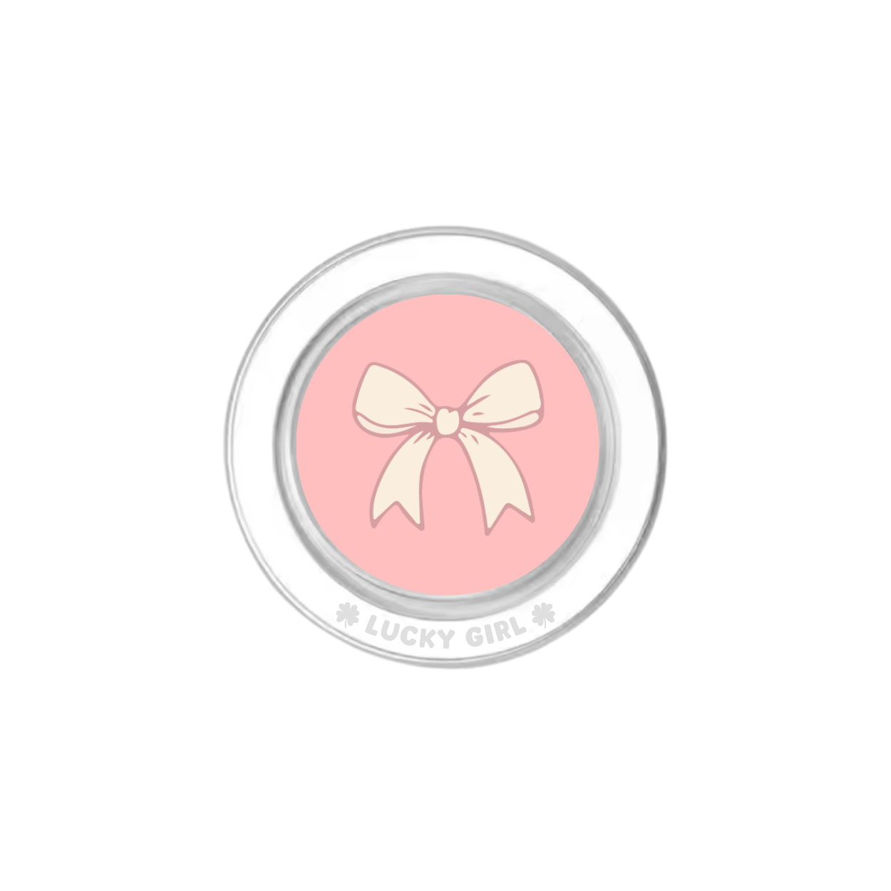 Pinky Swear Bow Phone Grip Insert