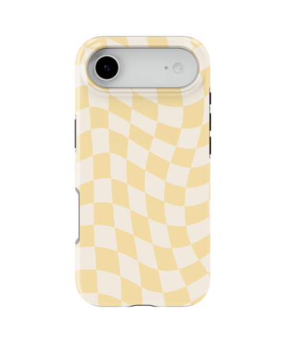 Banana Whispers Wavy Checkers II MagSafe Phone Case