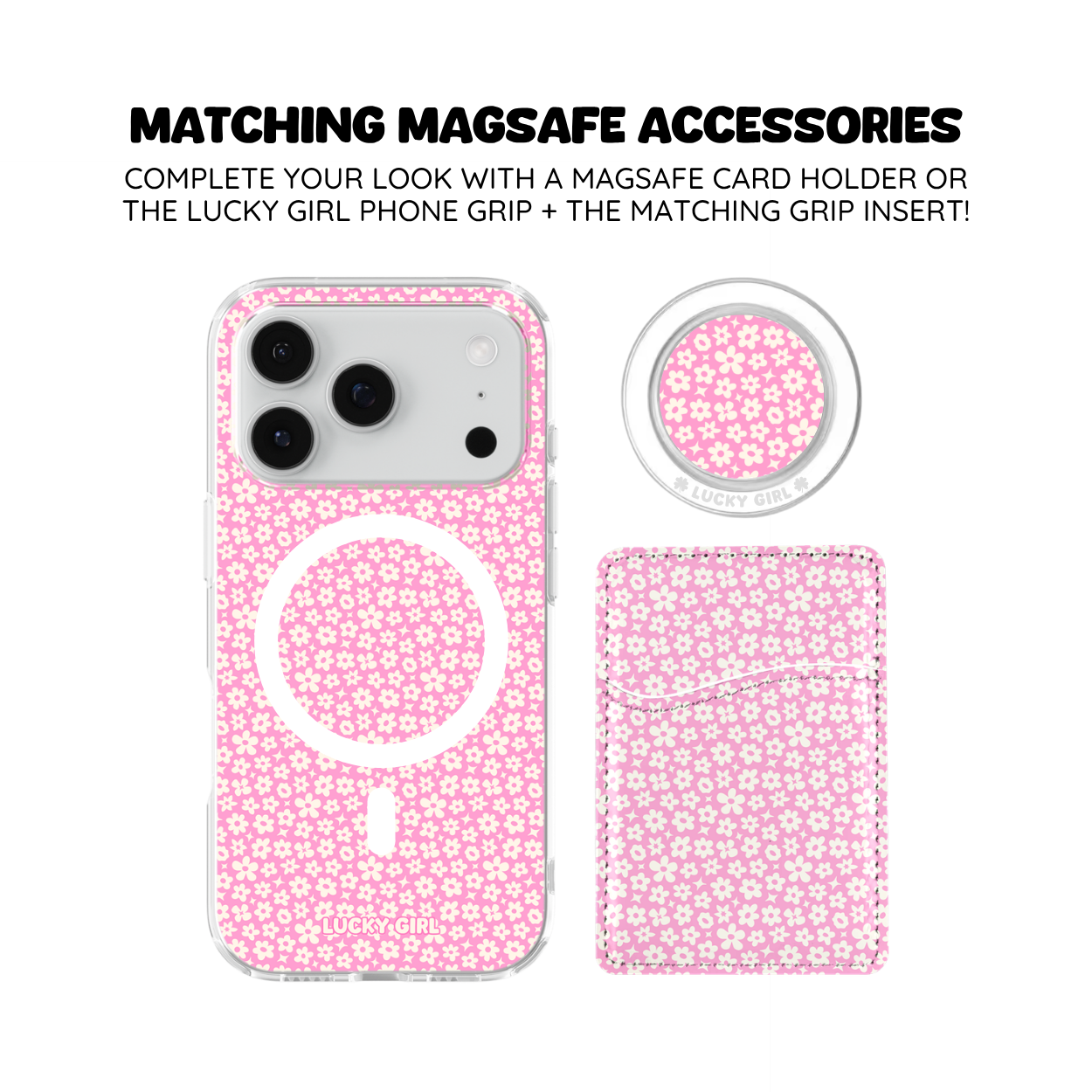 Bubblegum Little Blooms Clear Case Insert
