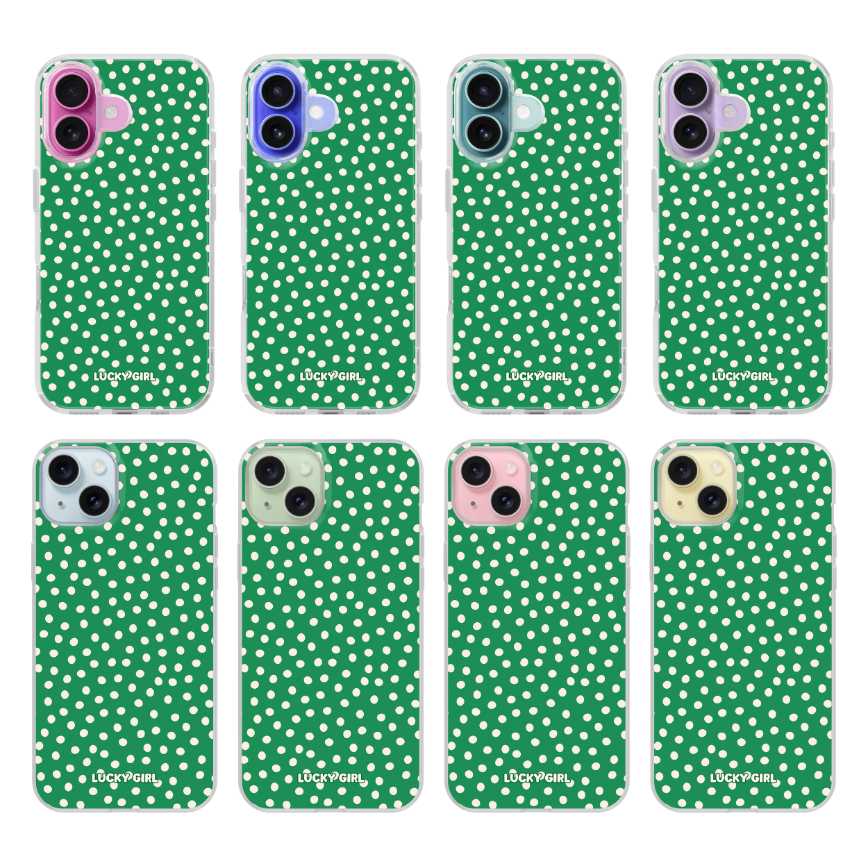 Emerald City Dots Clear Case Insert