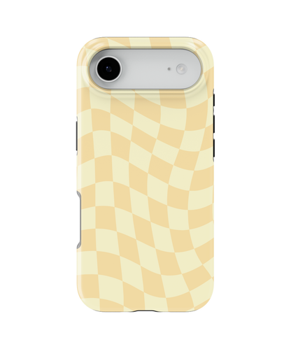 Banana Whispers Wavy Checkers MagSafe Phone Case