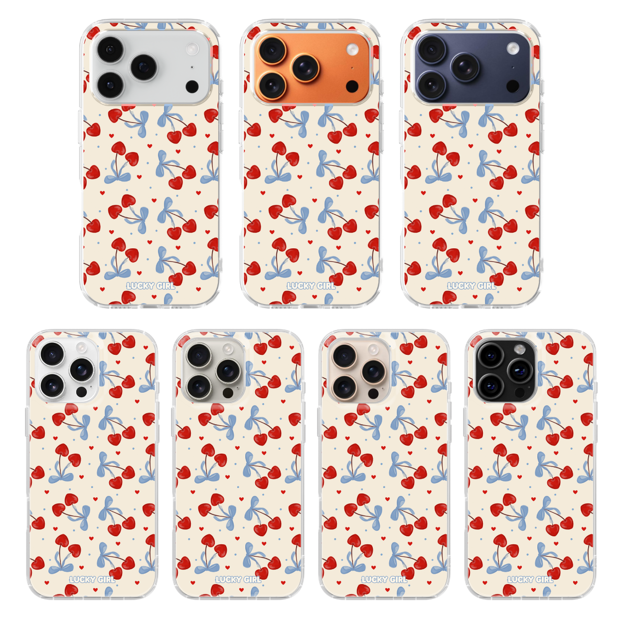 Cherry Cute Clear Case Insert