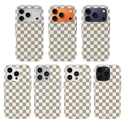 River Rock Checkers II Phone Case