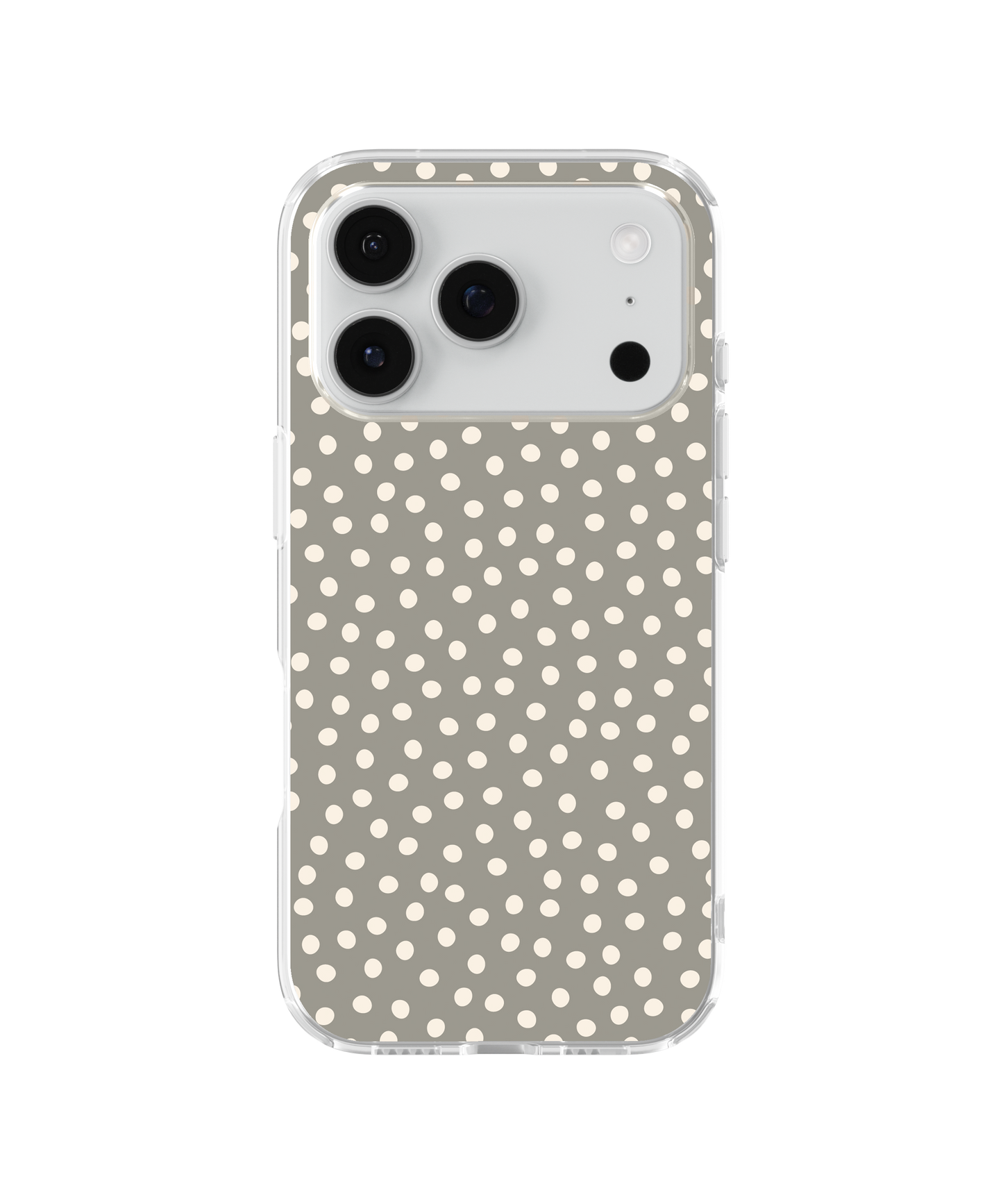 River Rock Dots Clear Case Insert