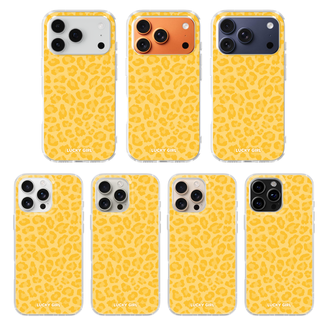 Sunny Leopard Clear Case Insert