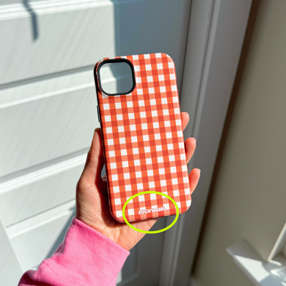 Pumpkin Gingham - 14 Plus/15 Plus
