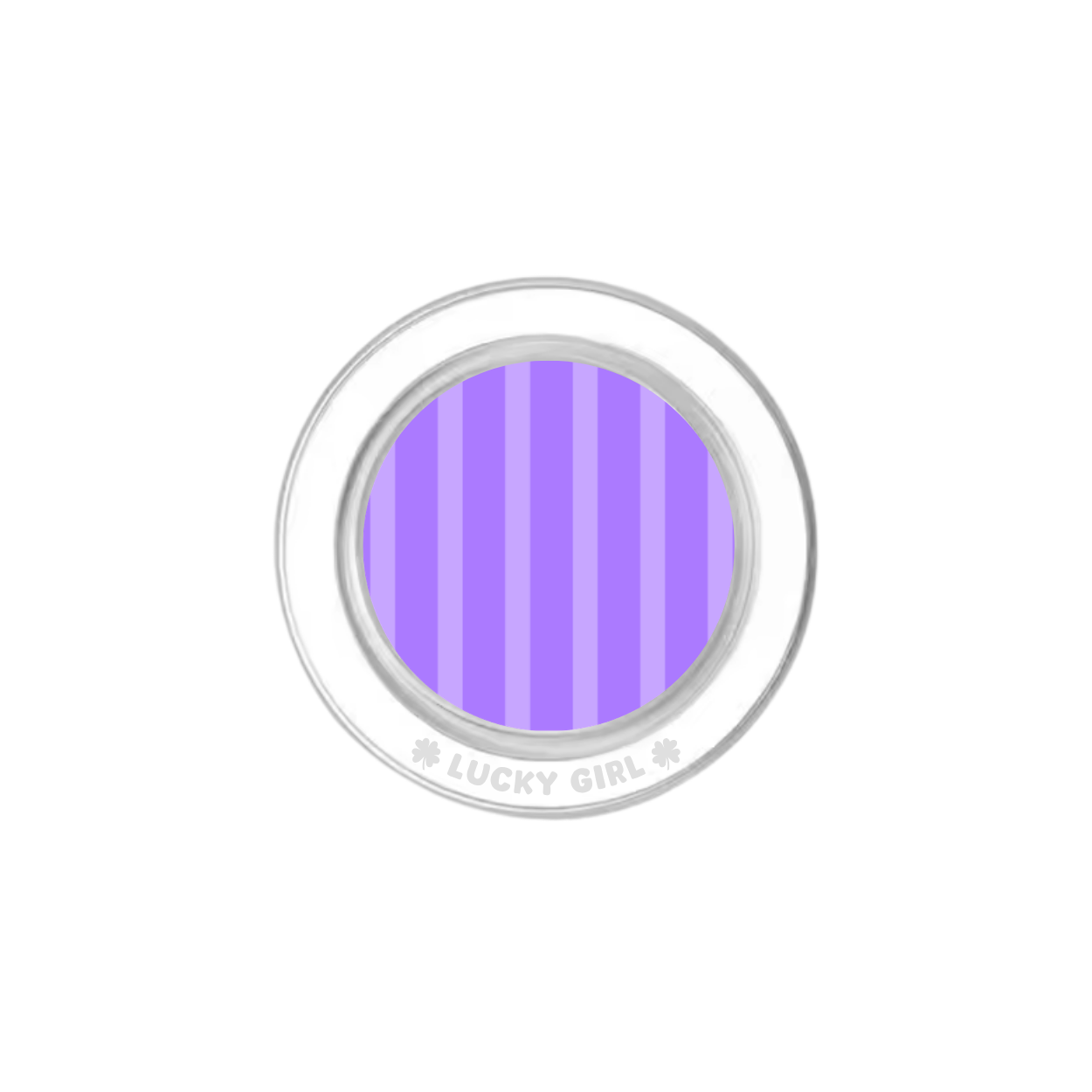 Ube Stripes Phone Grip Insert