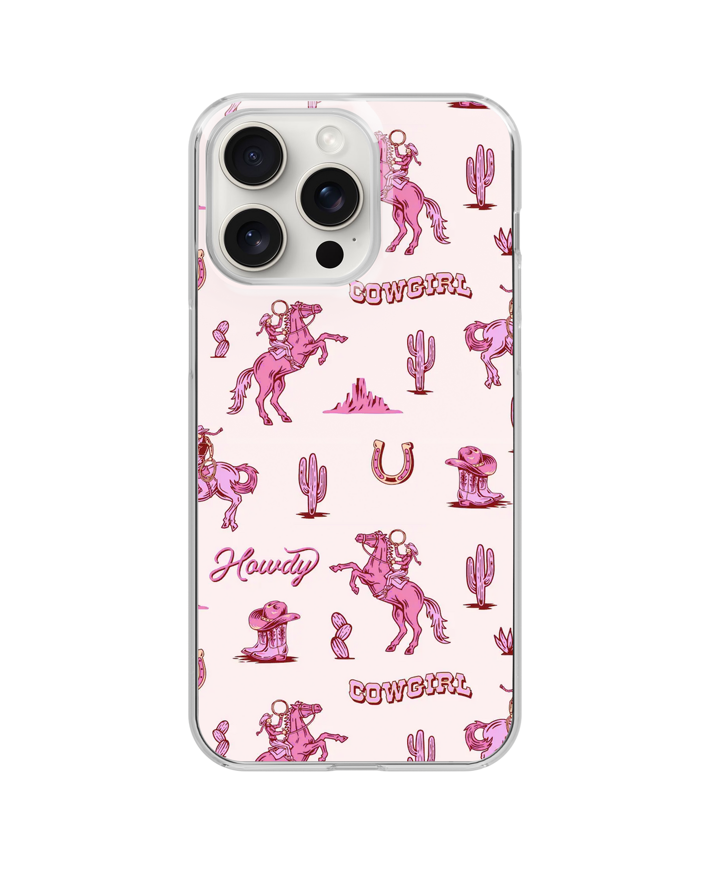 Classic Cowgirl Clear Case Insert