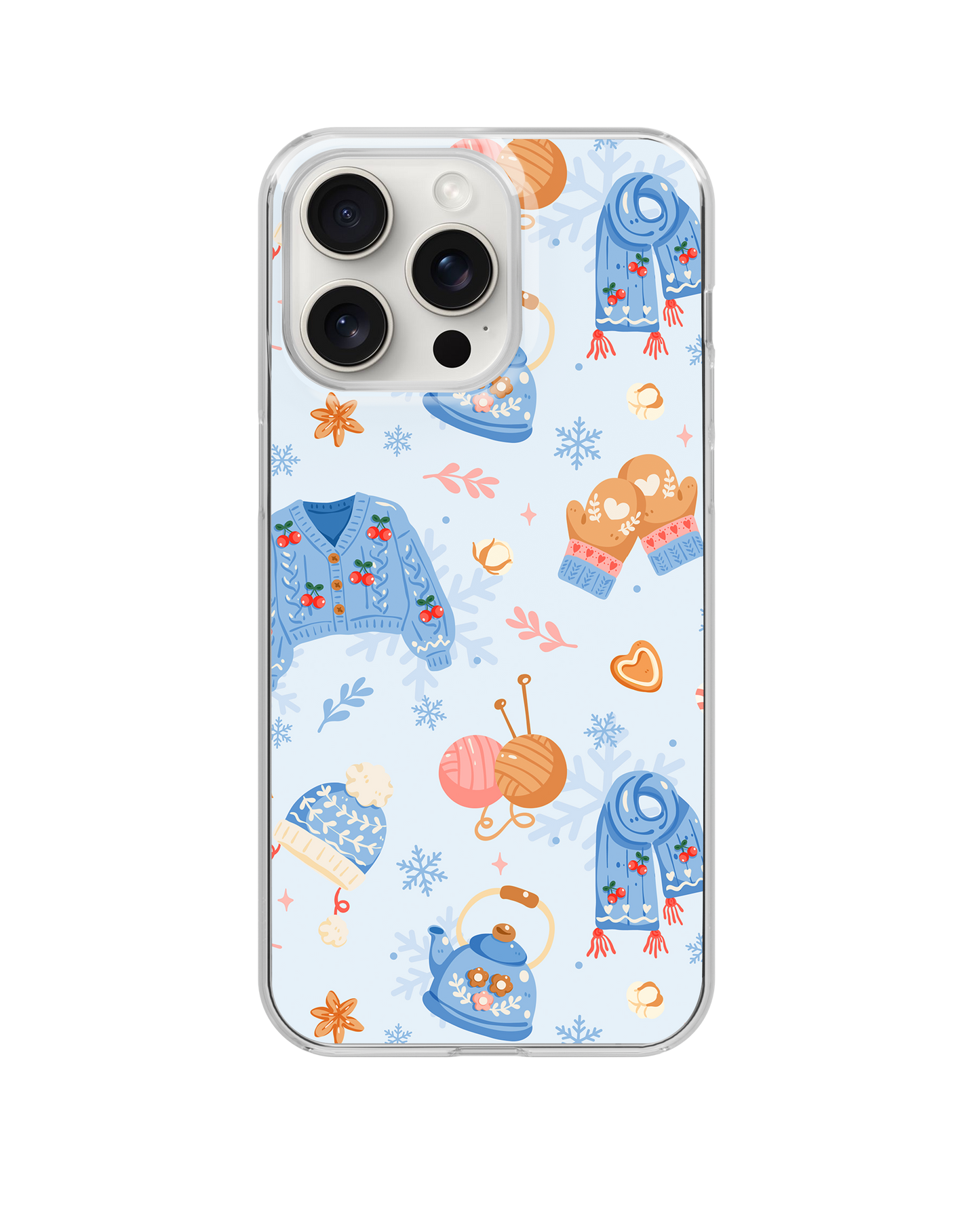 Winter Warmth Clear Case Insert