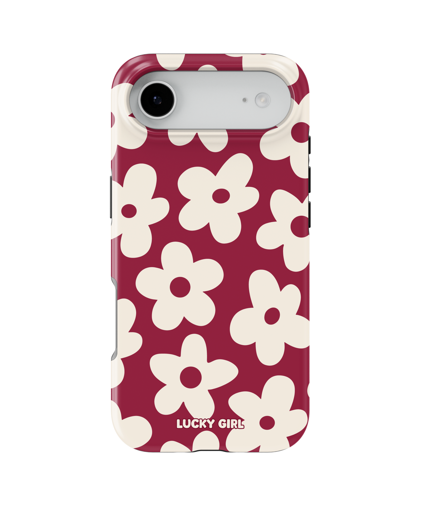 Black Cherry Big Blooms Phone Case