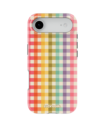 Rainbow Gingham Phone Case