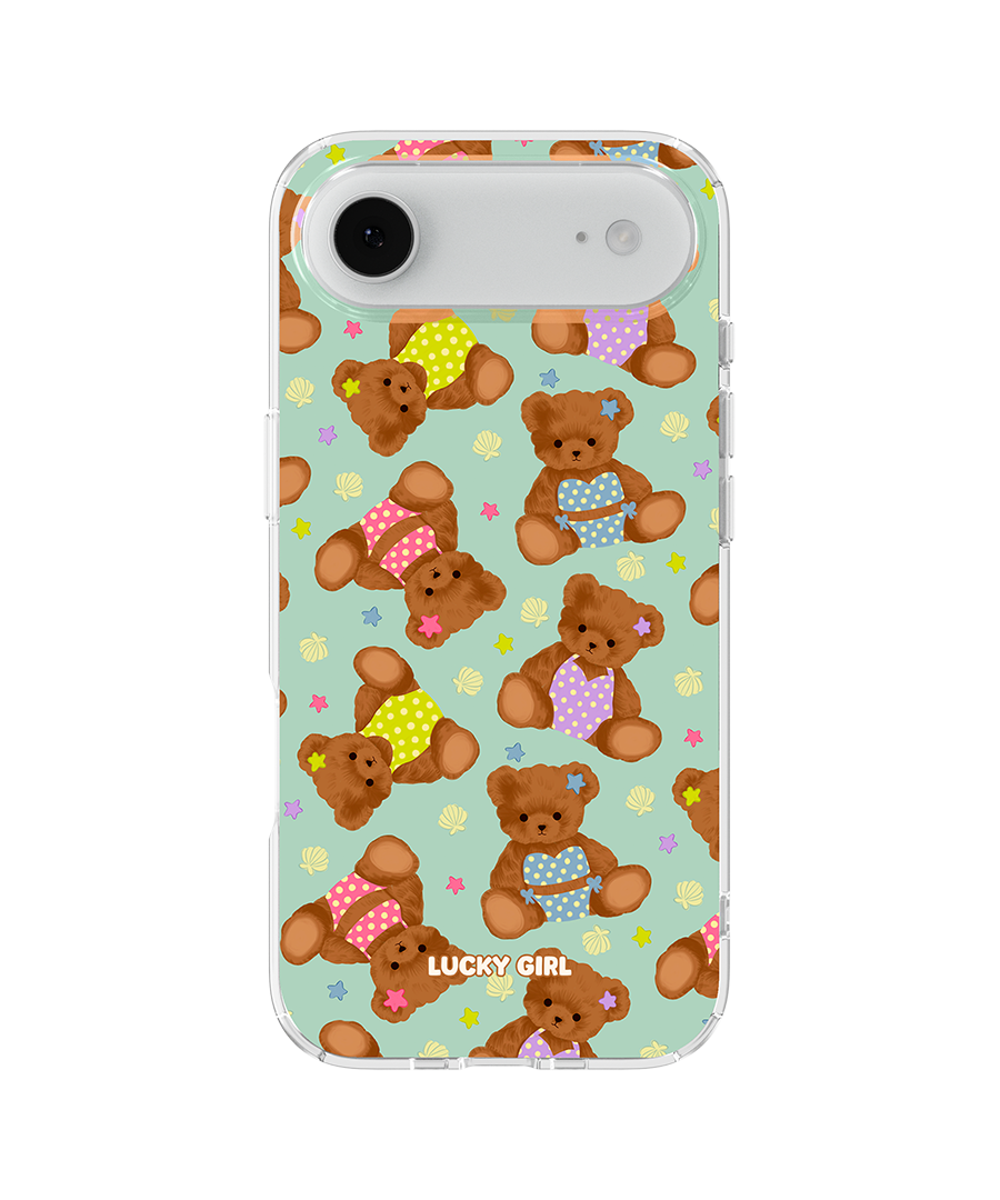 Teddy Beach Clear Case Insert