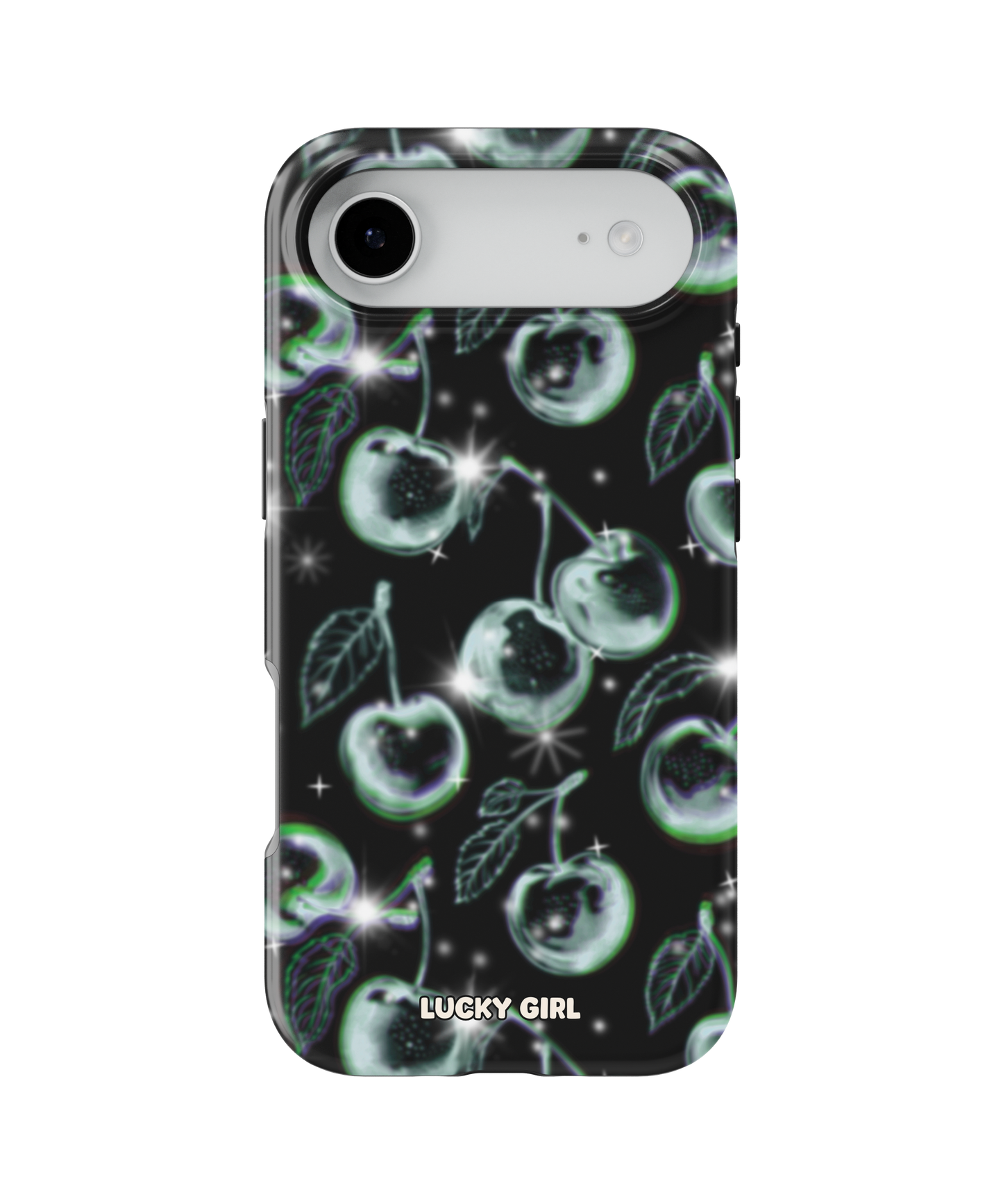 Chrome Cherries Phone Case