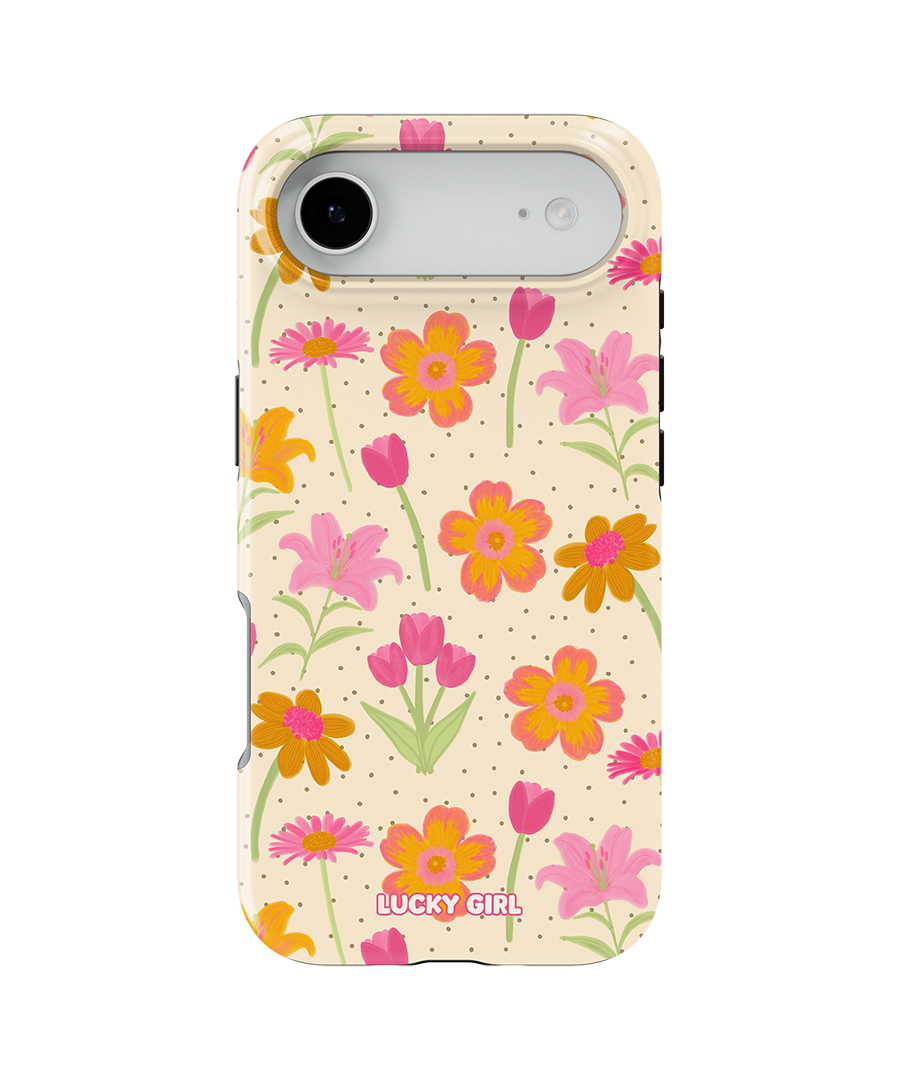 Polka Petals Phone Case