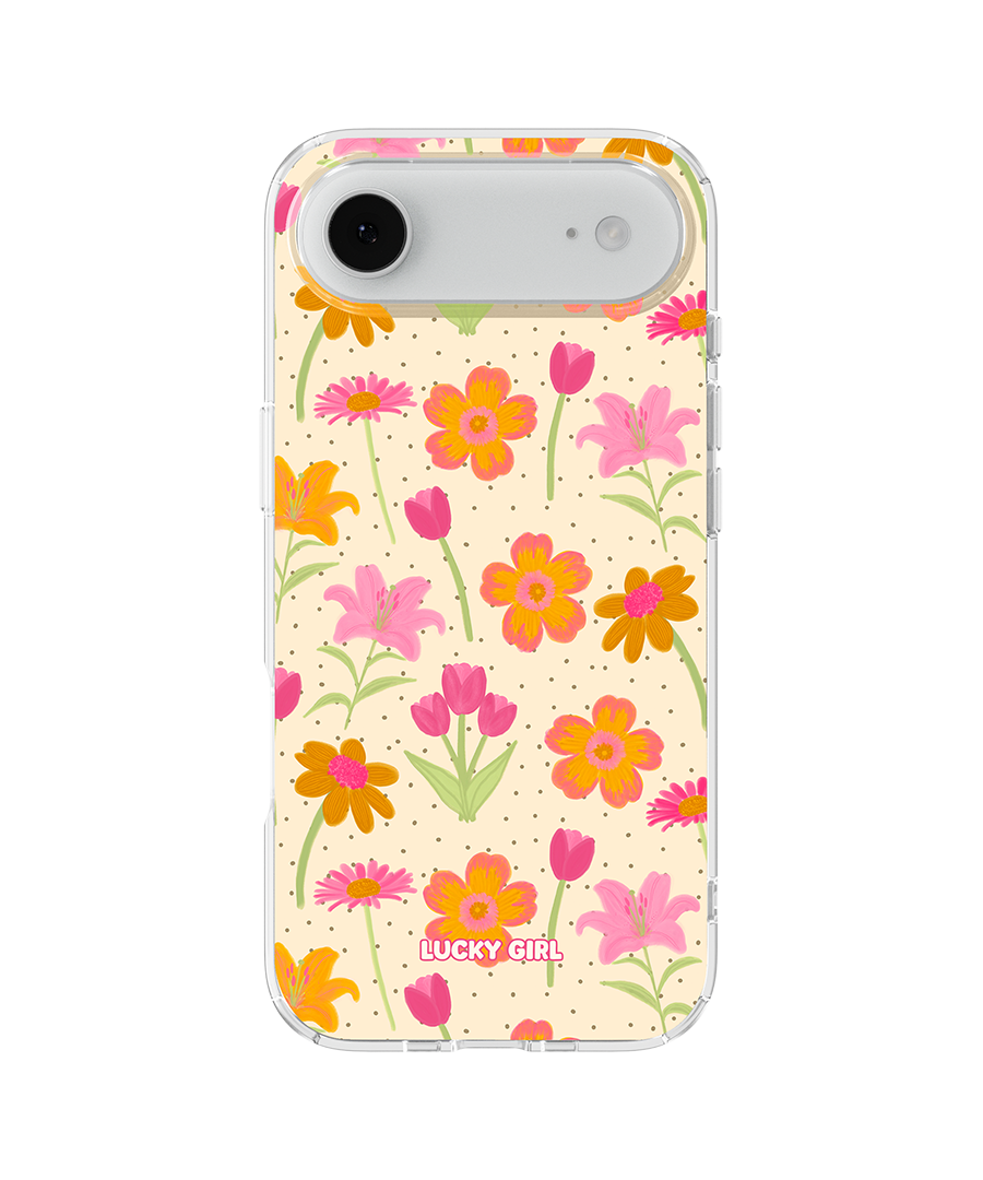 Polka Petals Clear Case Insert
