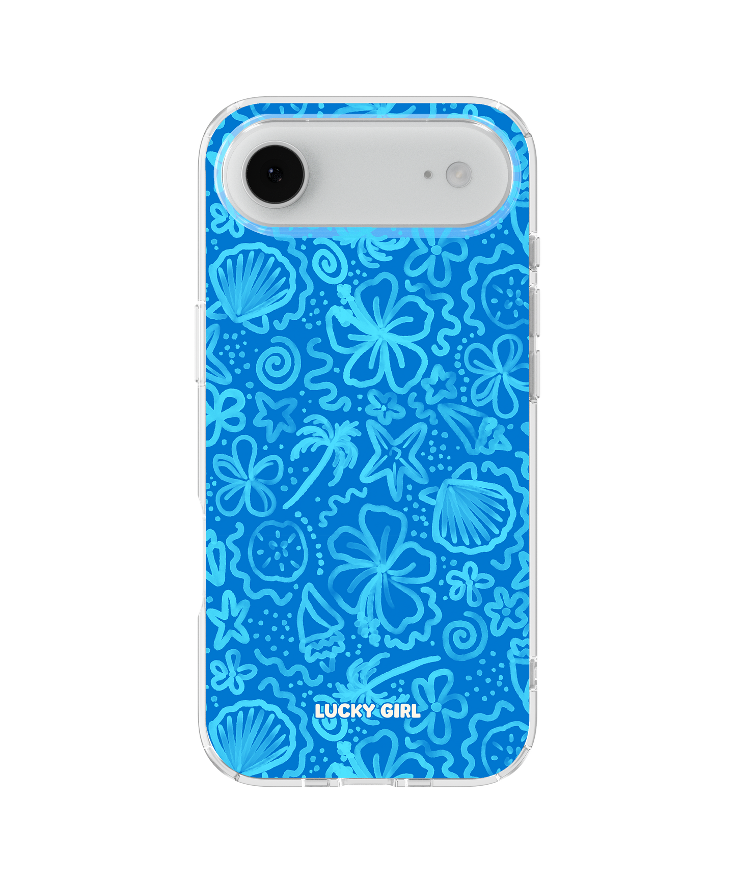 Blue Lagoon Island Doodles Clear Case Insert