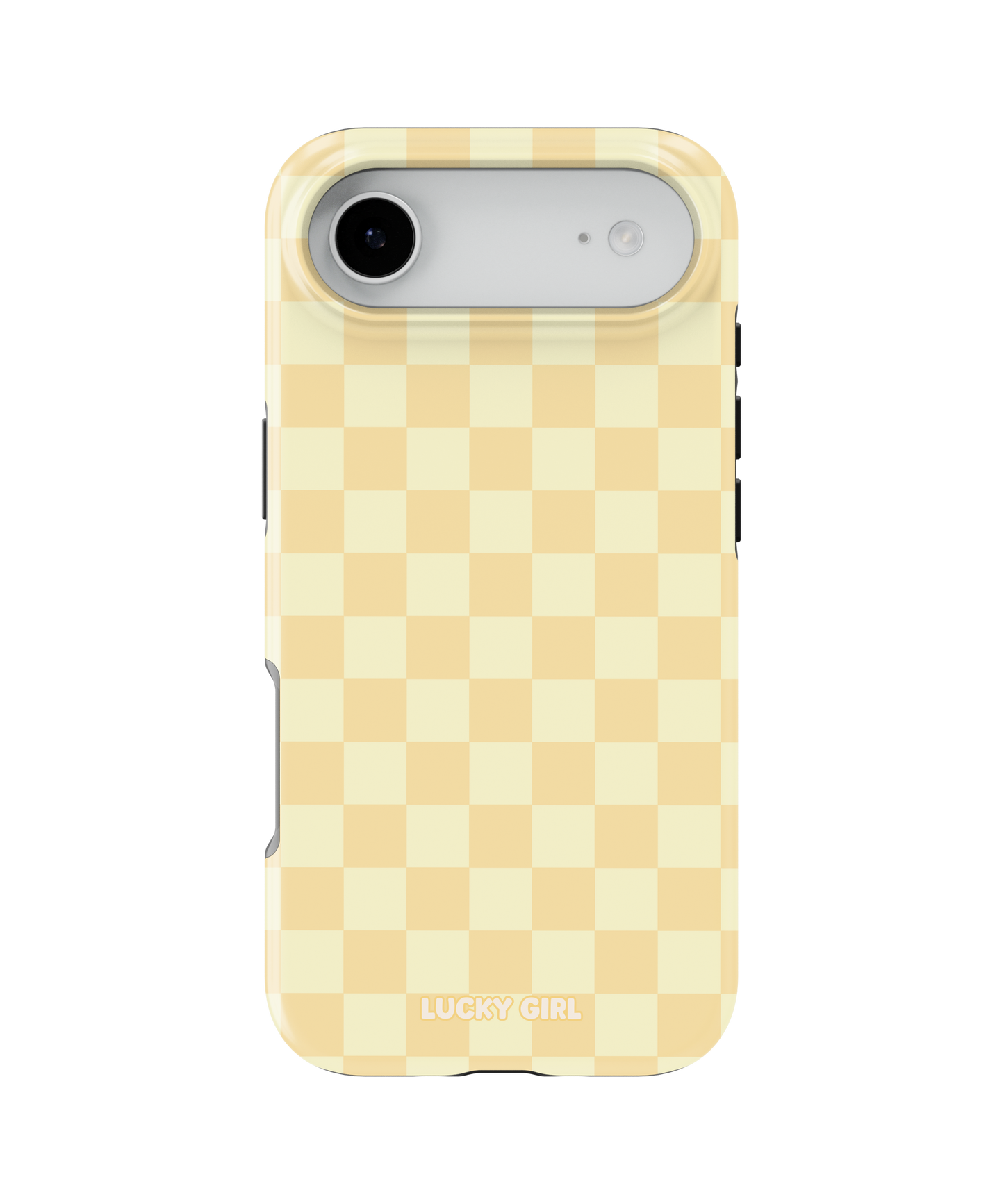 Banana Whispers Checkers Phone Case