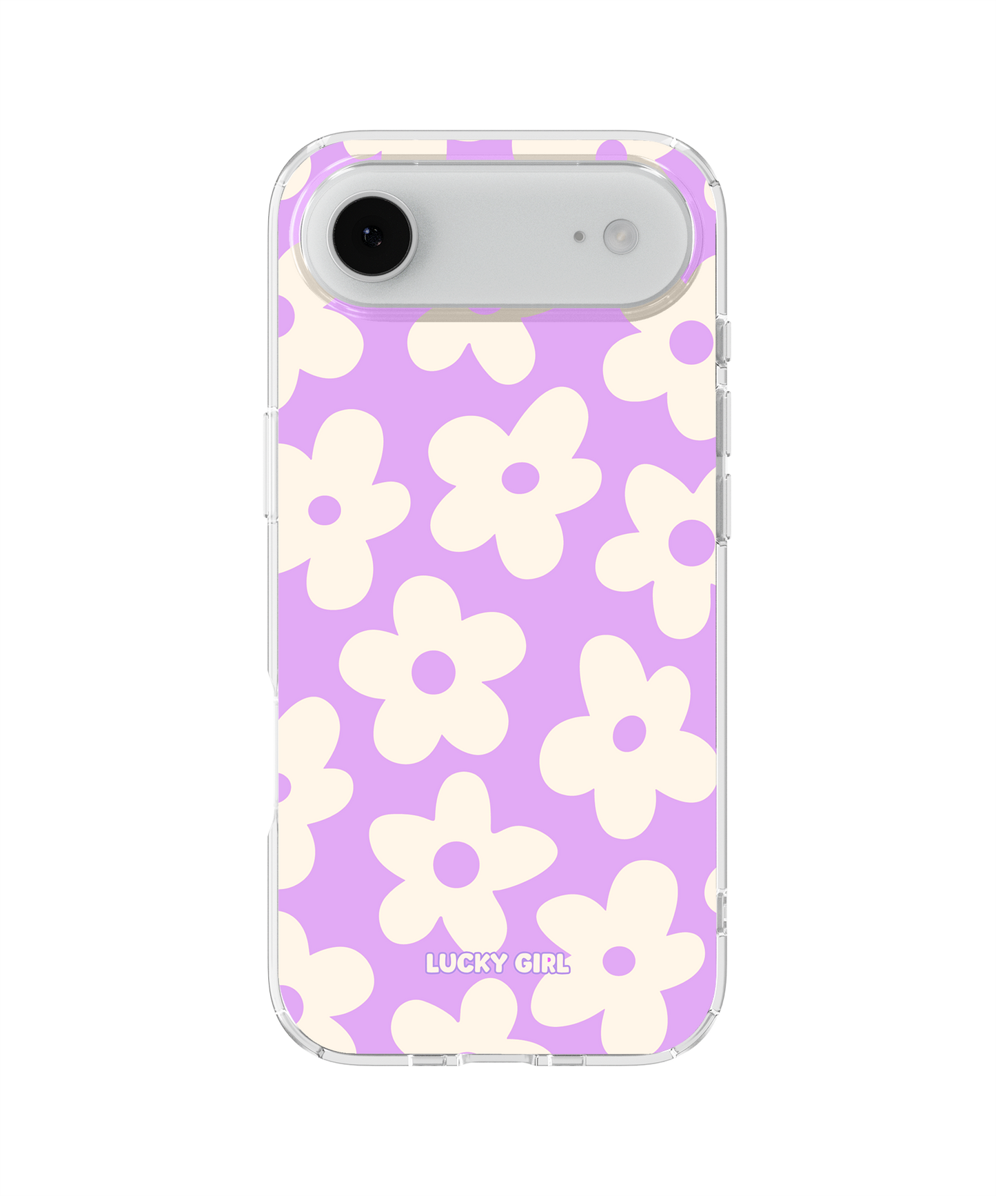 Lavender Big Blooms Clear Case Insert