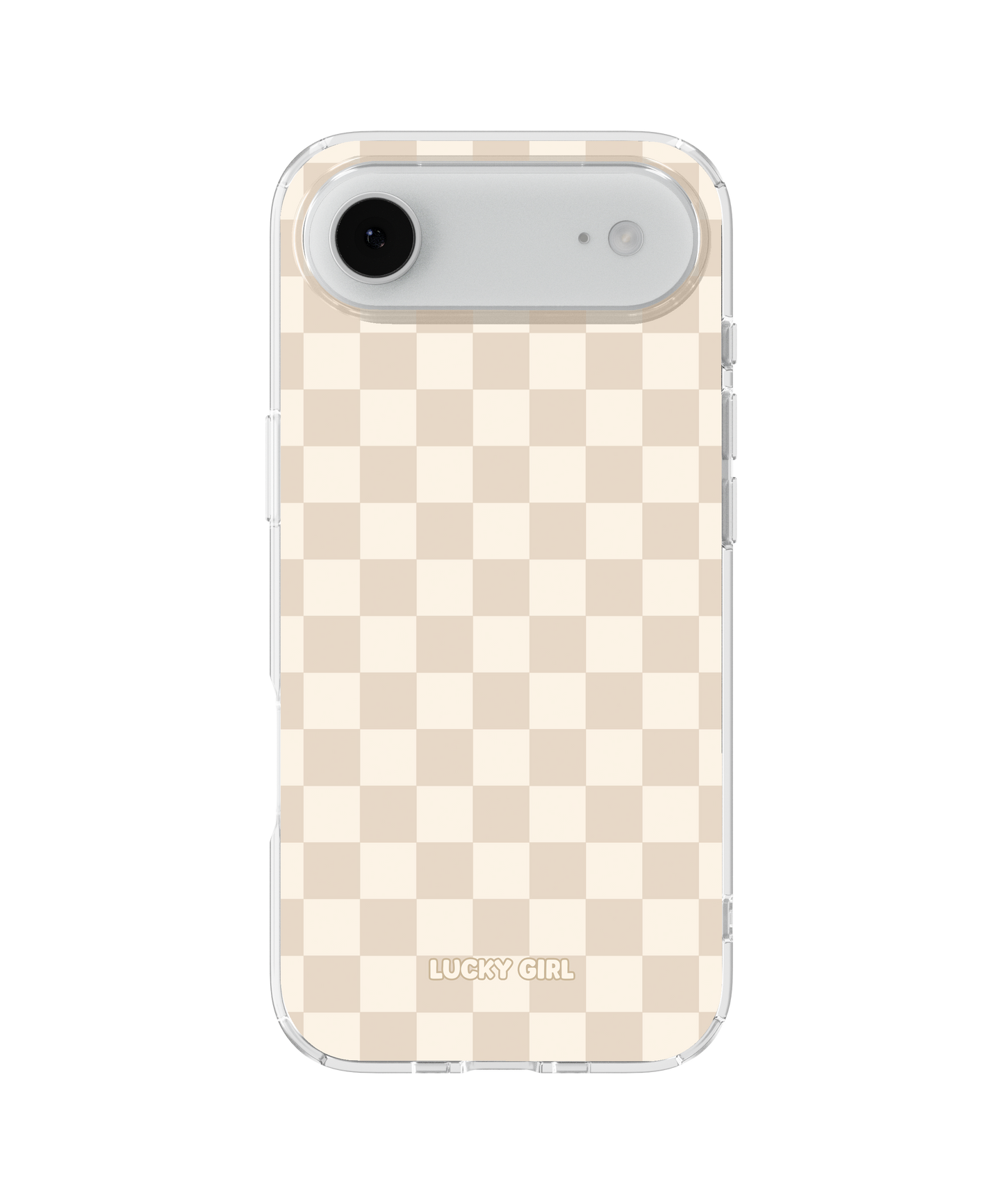 Vanilla Milkshake Checkers Clear Case Insert