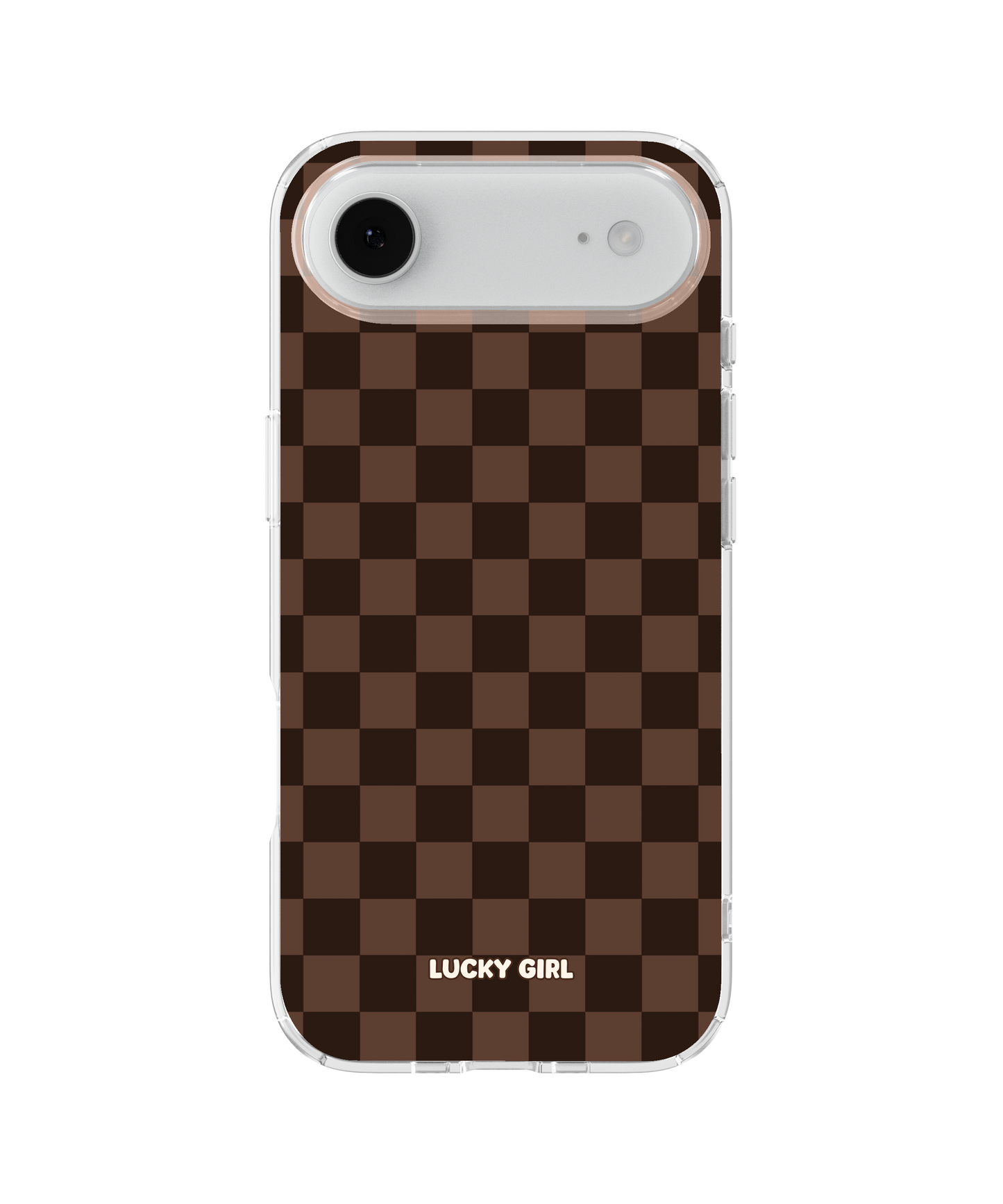 Espresso Checkers Clear Case Insert